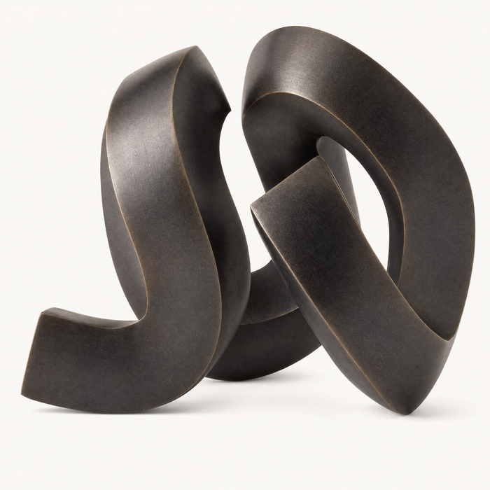 Torque Bronze Knot Sculpture