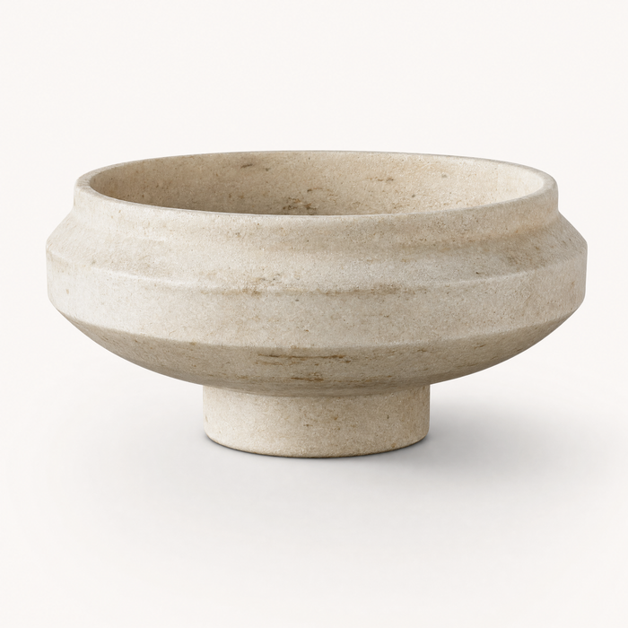 Antico Stone Footed Compote