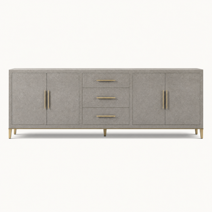 Sutton Shagreen Brass Leg Sideboard