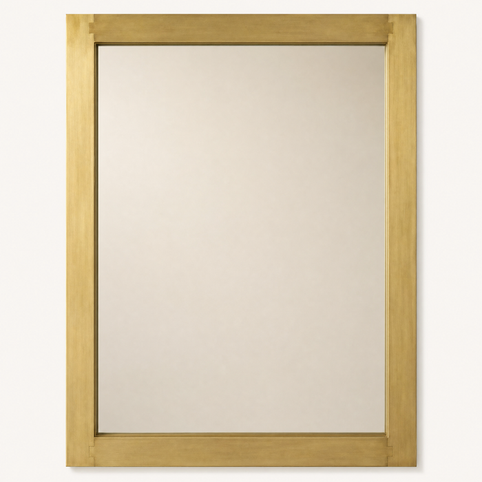 Harlow Brass Rectangular Mirror