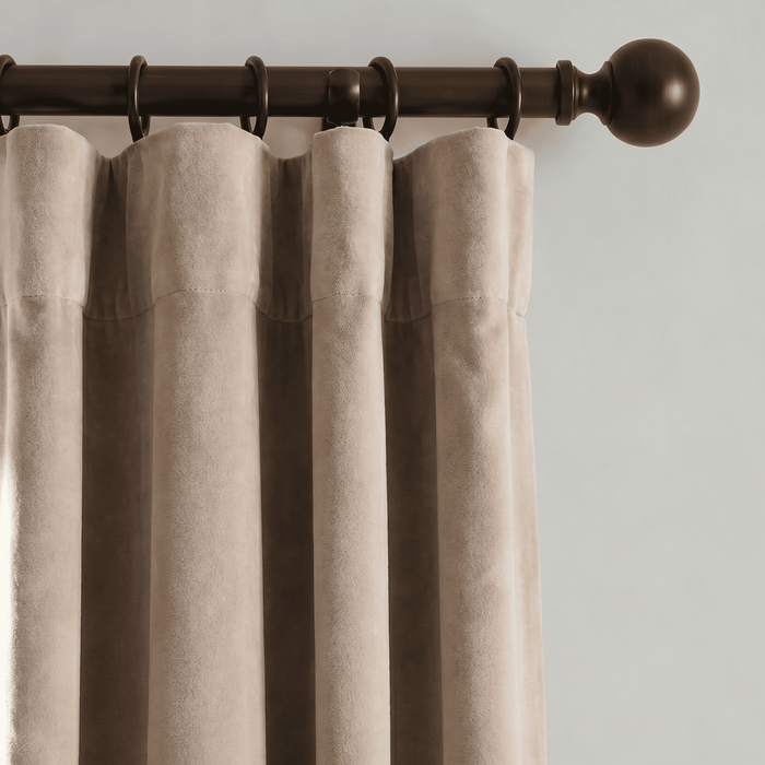 Premium Matte Velvet Window Curtain Fabric