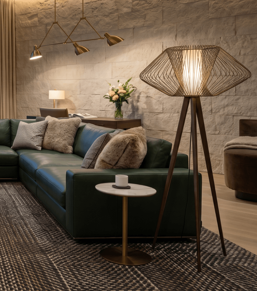 Lighting, Rugs, and Soft Furnishings
