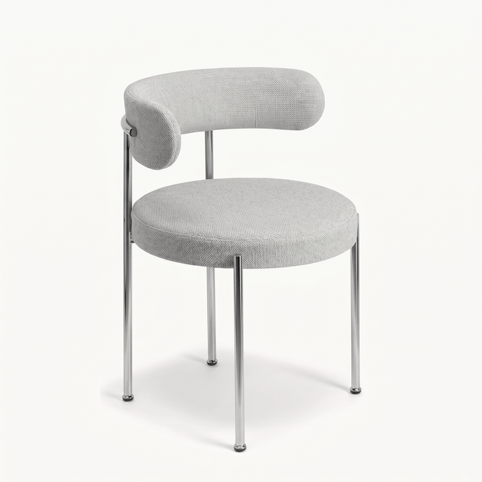 Minimal Curved Back Dining Chair