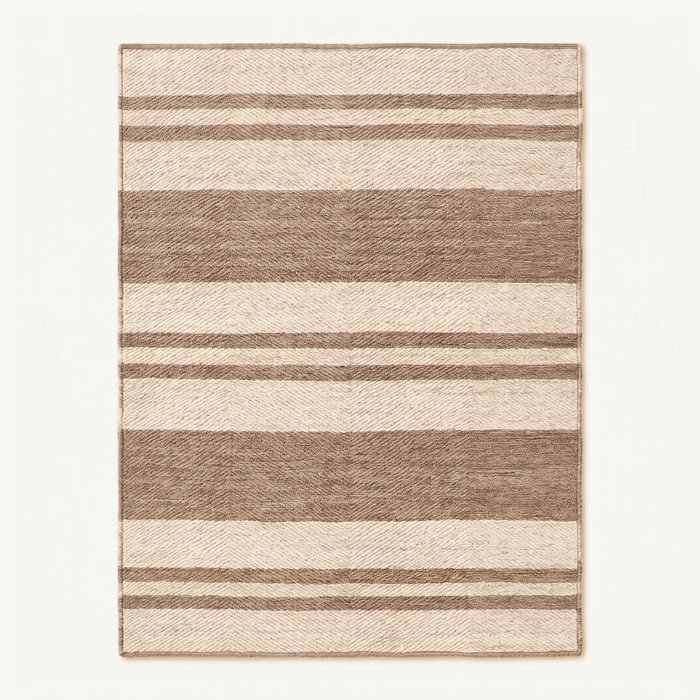 Horizontal Stripe Natural Fiber Area Rug