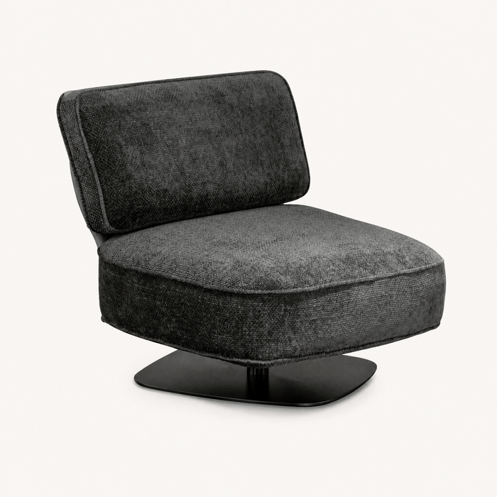 Side View Sculptural Lounge Chair