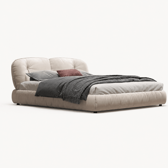 Tall Headboard Upholstered Platform Bed