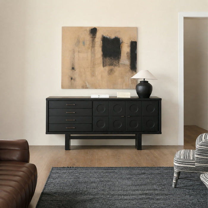 Celine Linen Media Console