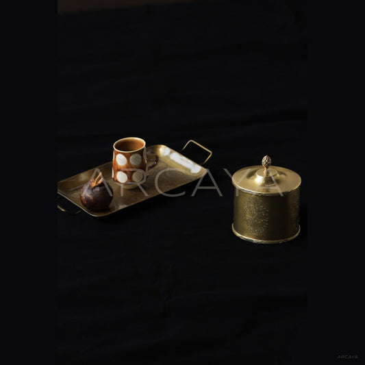 Brass French Tray - scene