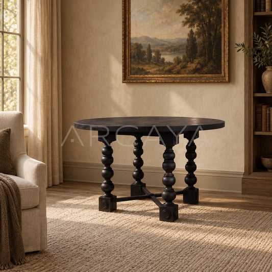 Courtyard Column Table - scene