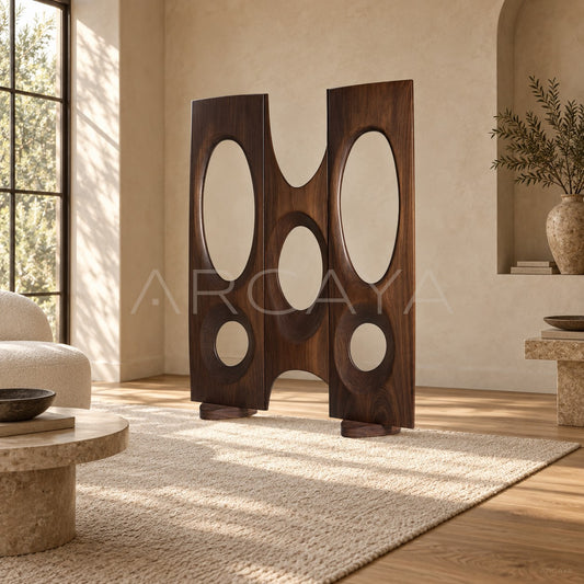 Yuanjing Round Folding Screen - scene