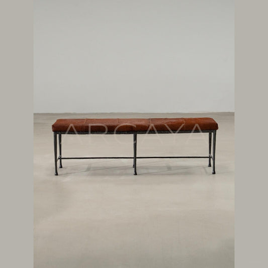 Sud Solid Wood Bench - scene