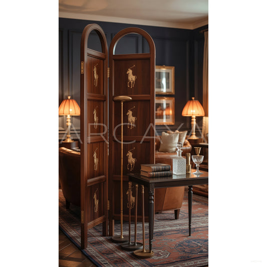 British Wooden Folding Screens - scene