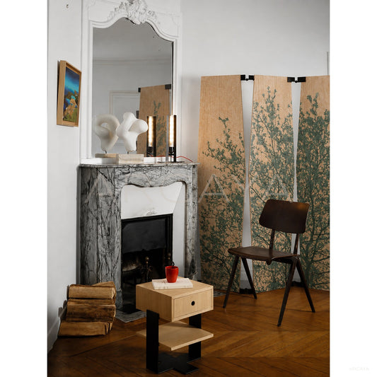 French Mid Century Nature Folding Screen - scene