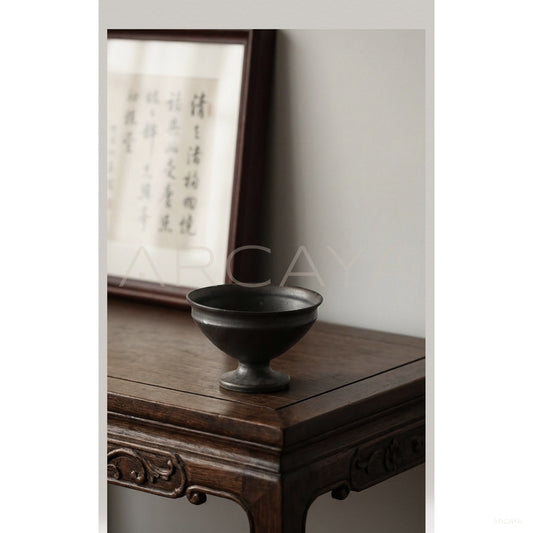Amu Collab Vintage Footed Ceramic Bowl - scene