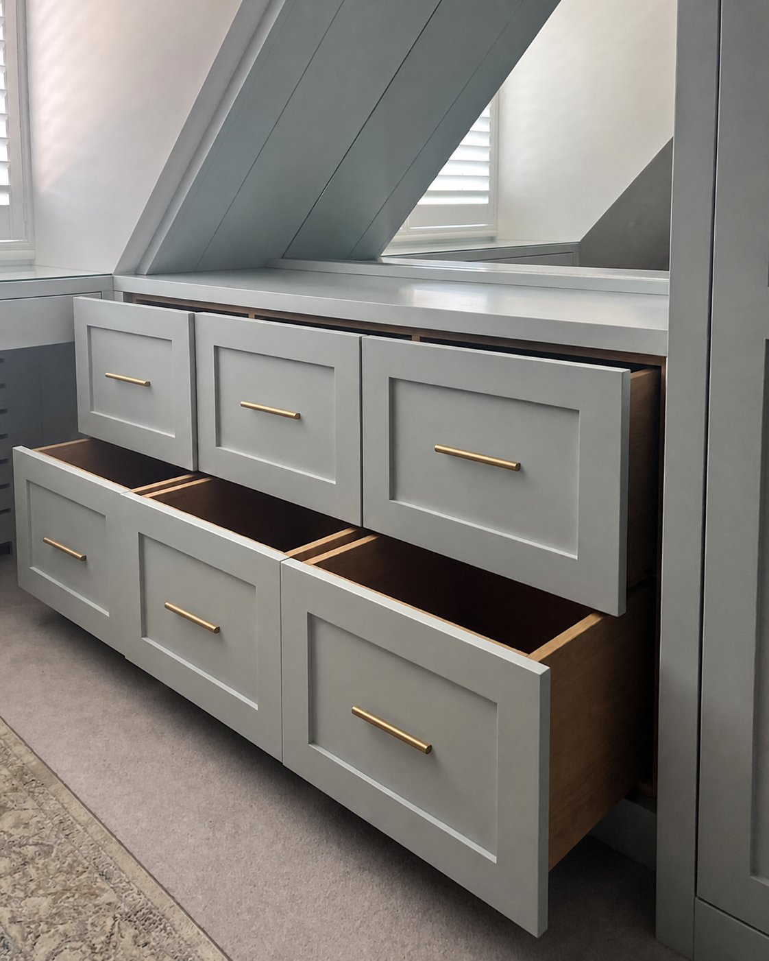 Sage Collection open drawer detail