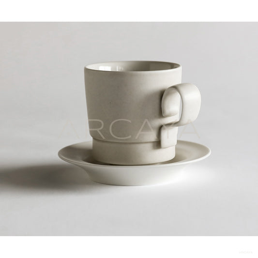 Rongbai Collab Vintage Ceramic Coffee Cup - scene