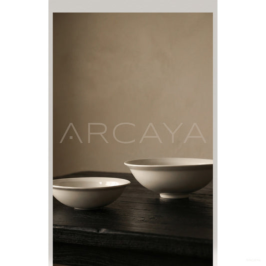 Sunxun Collab Handmade Flared Ceramic Bowl - scene