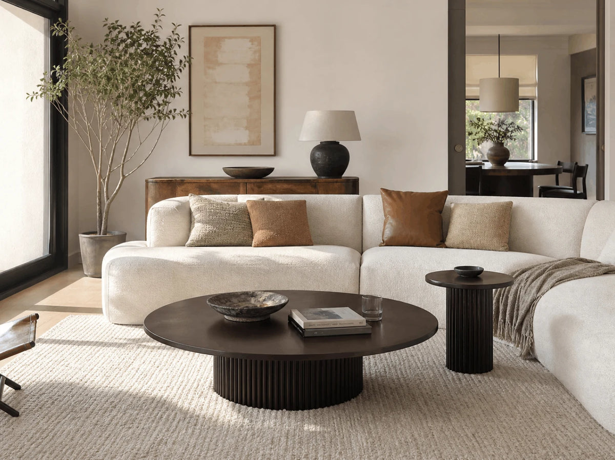 Nesting & Accent Tables in a styled room