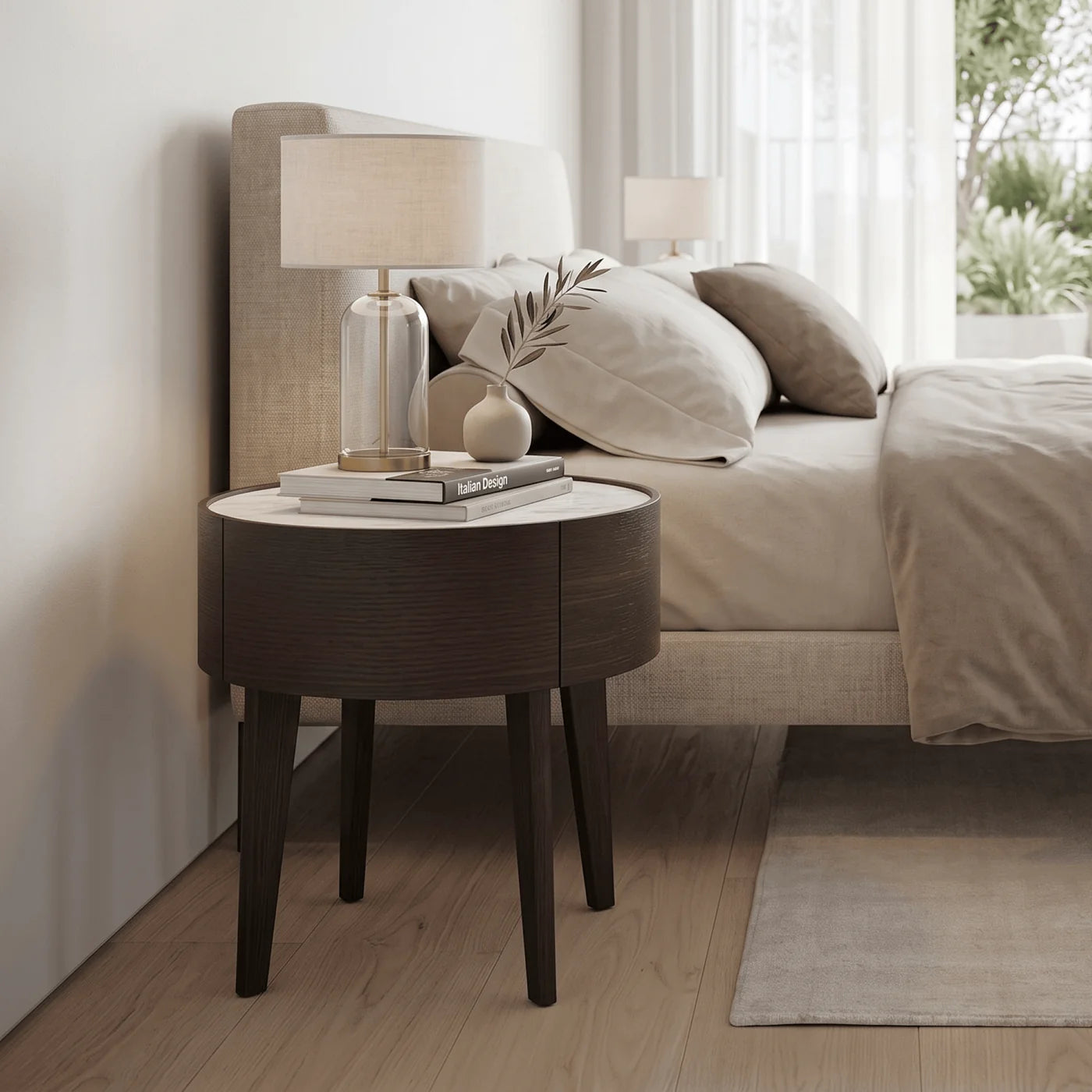 Nightstands & Dressers in a modern room
