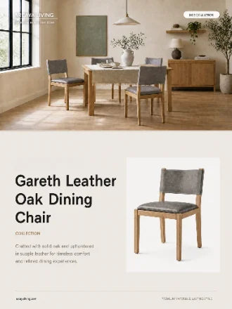 Arcaya Living Wood & Woven Chairs brochure