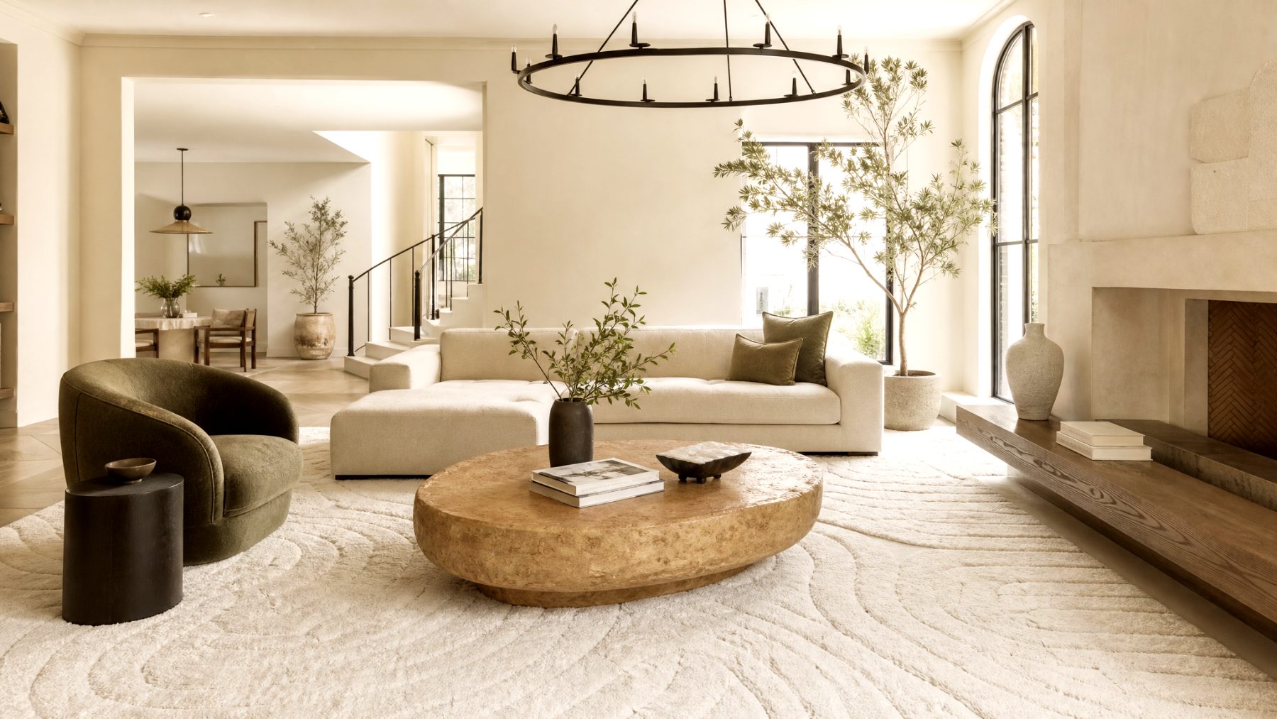 Wool Rugs in a modern room