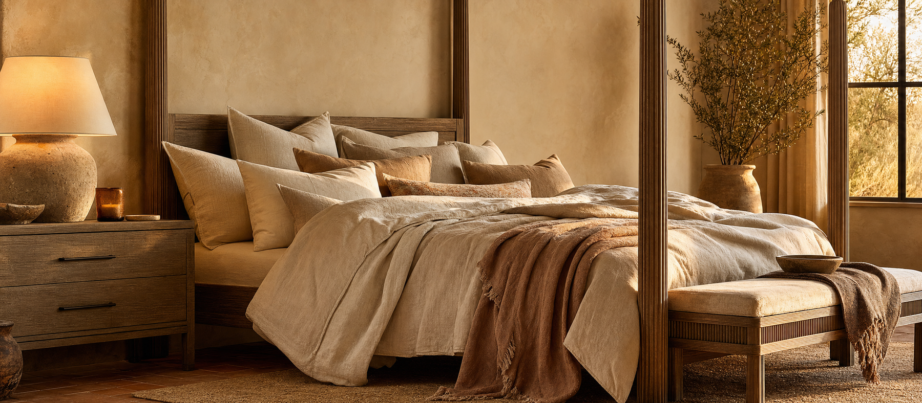 Pillows, Throws & Bedding.