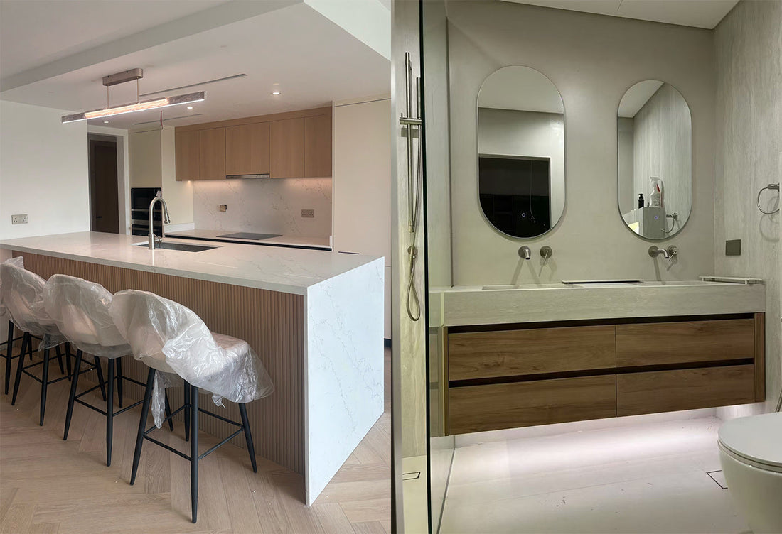 Dubai Residential Project -From Empty Spaces To A Warm Modern Home