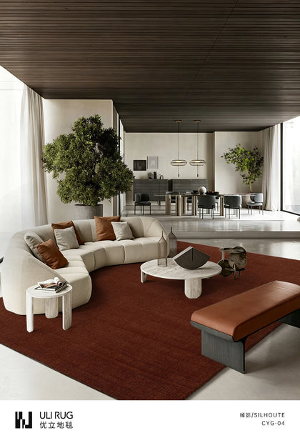 Silhouette Bloom Area Rug — product view 01