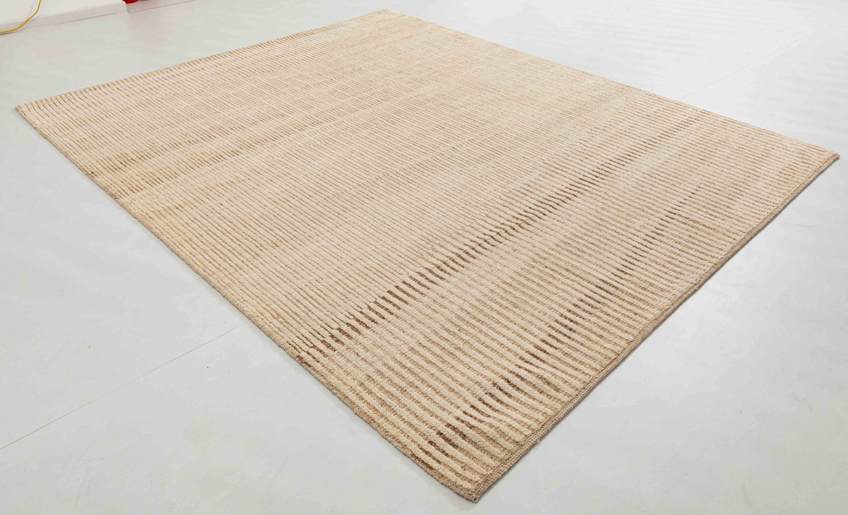 Primary Bloom Area Rug in a finished interior.