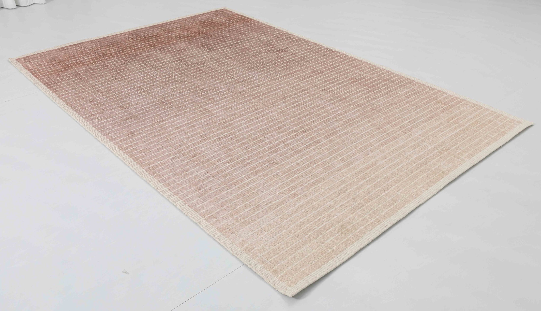 Neon Cove Area Rug in a finished interior.