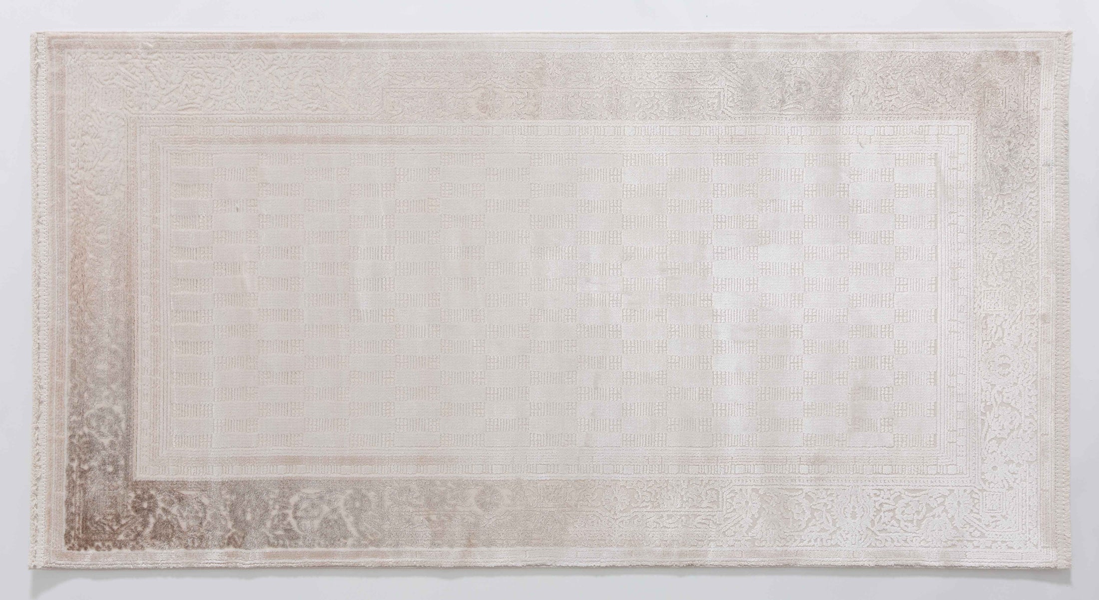 Heavens Atlas Area Rug in a finished interior.