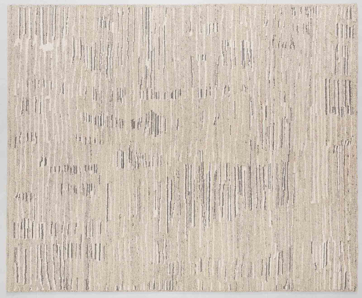 Moura Atlas Area Rug in a finished interior.