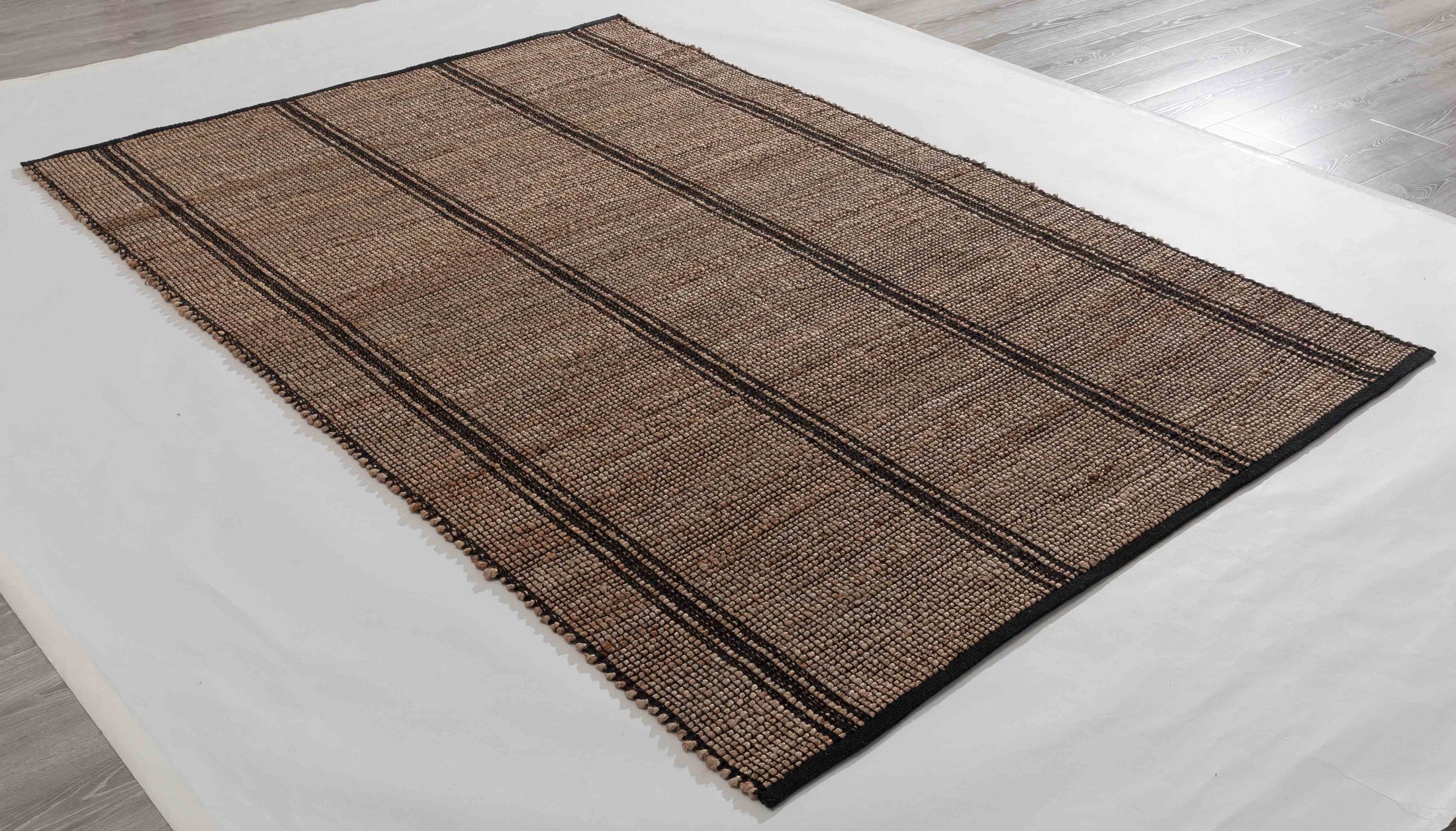 Inside Atlas Area Rug in a finished interior.