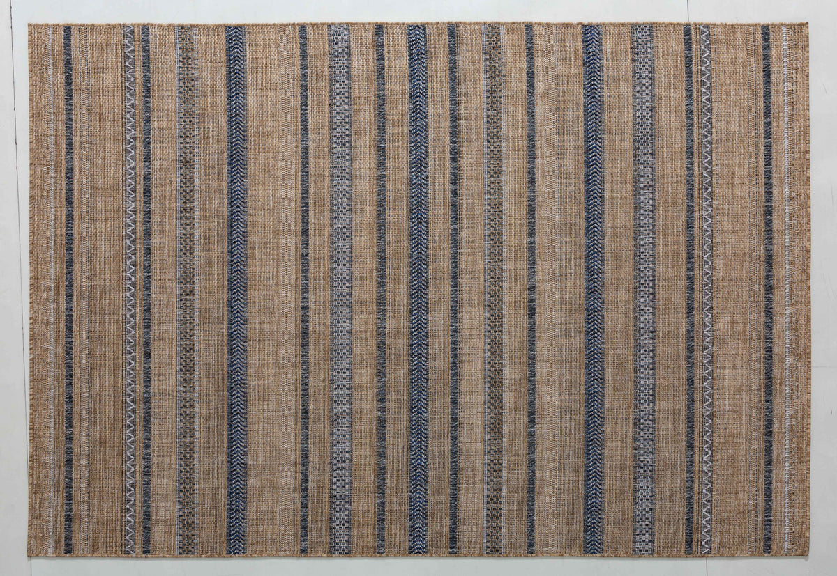 Palm Arbor Area Rug in a finished interior.