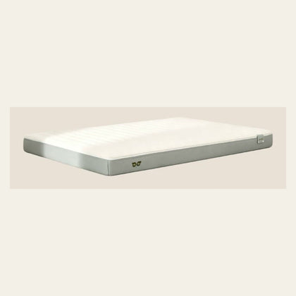  Cream White mattress with Grey Green sides, shown without a bed frame