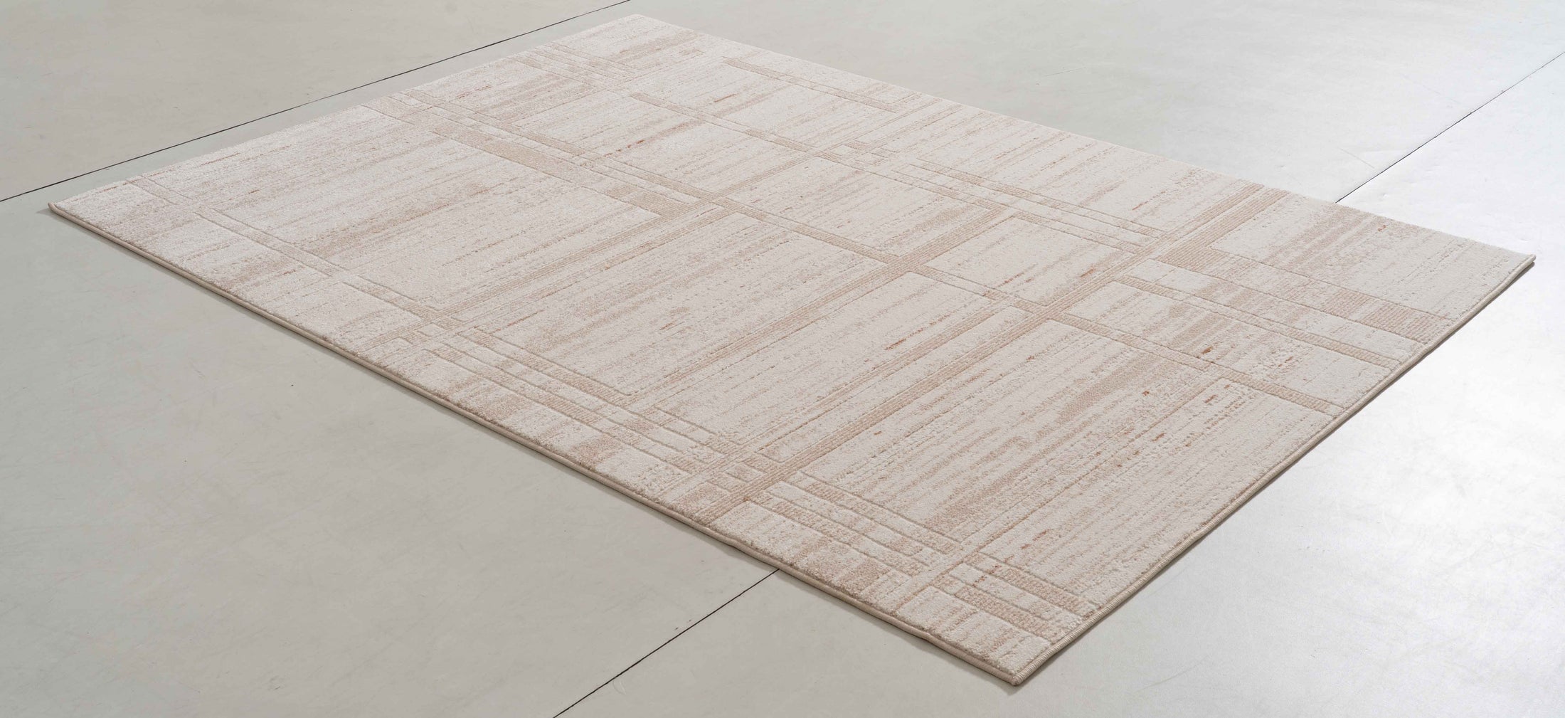 Garden Mesa Area Rug in a finished interior.