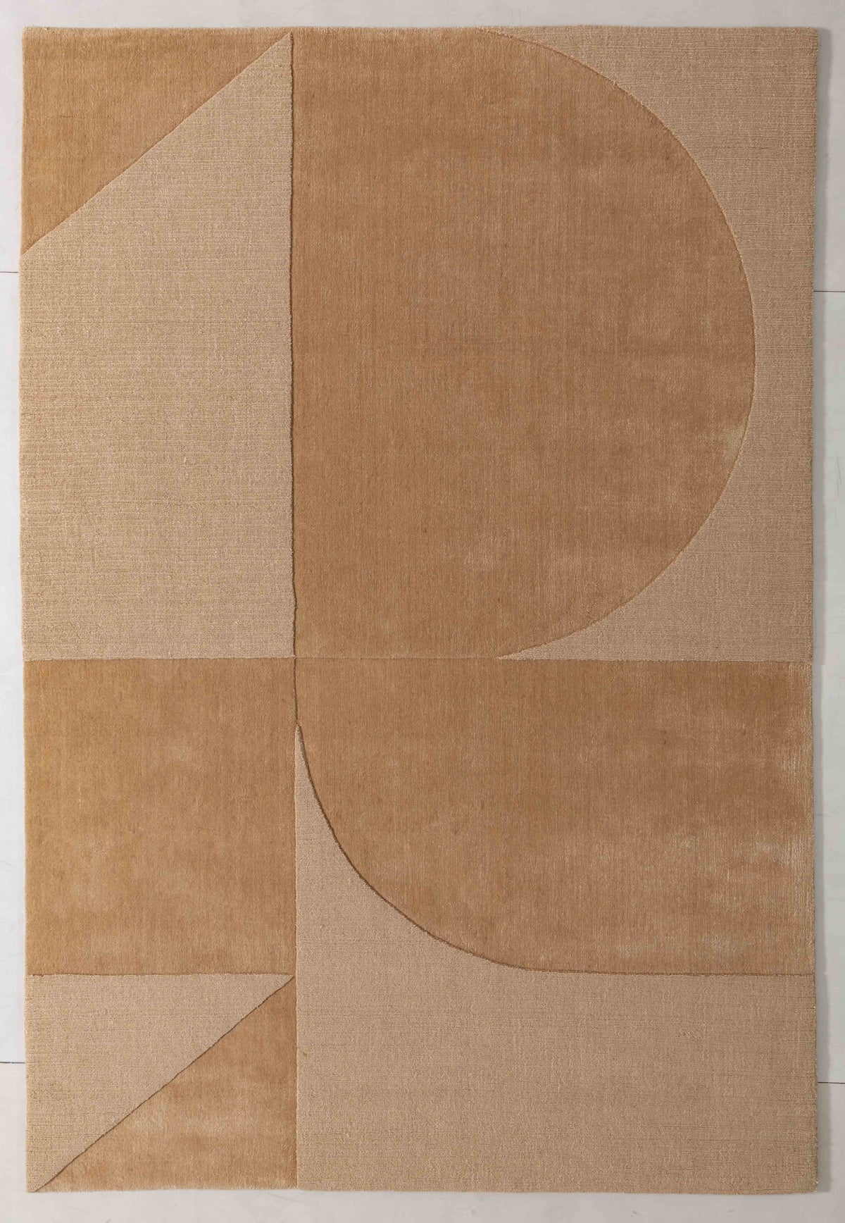 Ballet Bloom Area Rug in a finished interior.