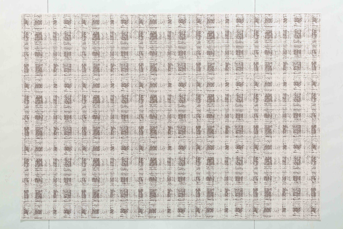 Sands Arc Area Rug in a finished interior.
