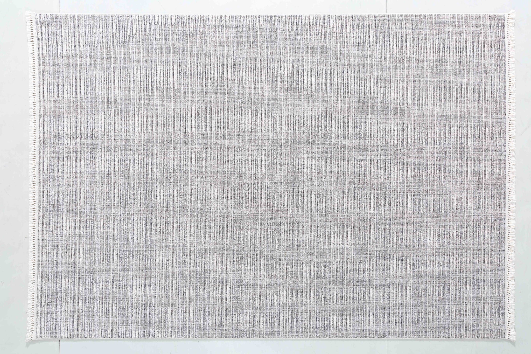 Silk Cotton Arbor Area Rug in a finished interior.
