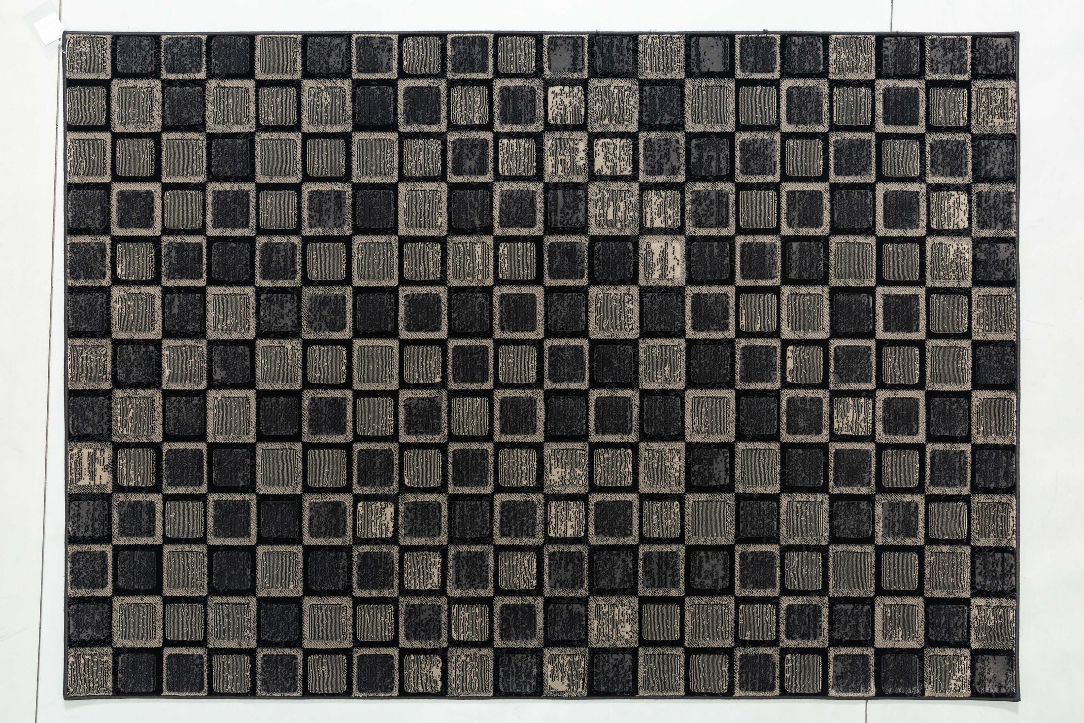 Raw Cairn Area Rug in a finished interior.