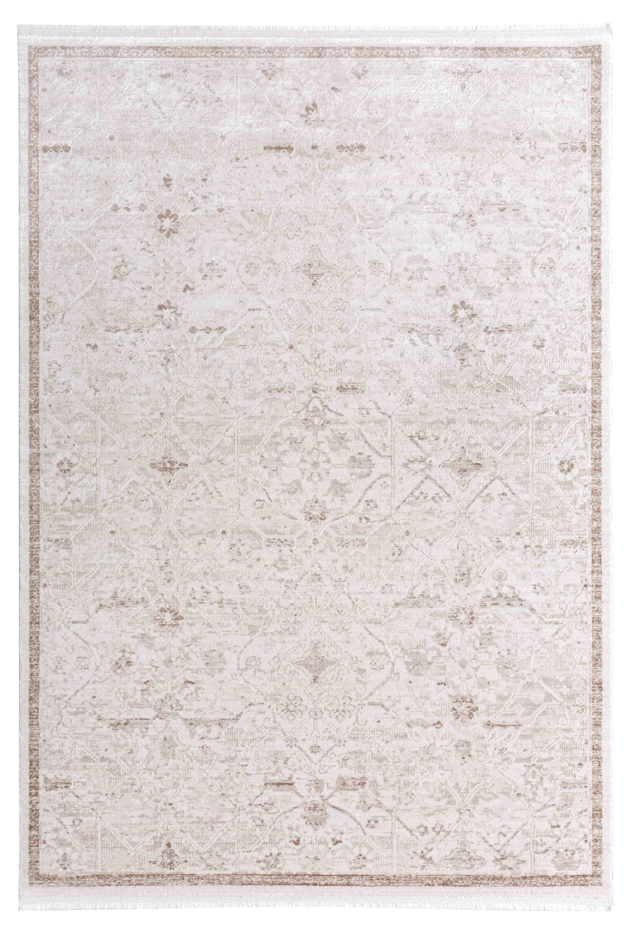 Delicate Cove Area Rug in a finished interior.