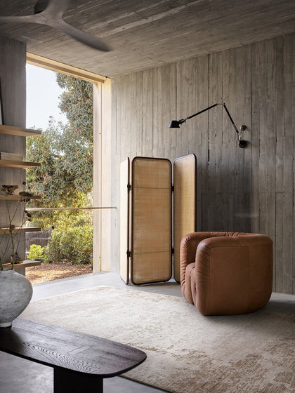 Delicate Cairn Area Rug — interior view 05
