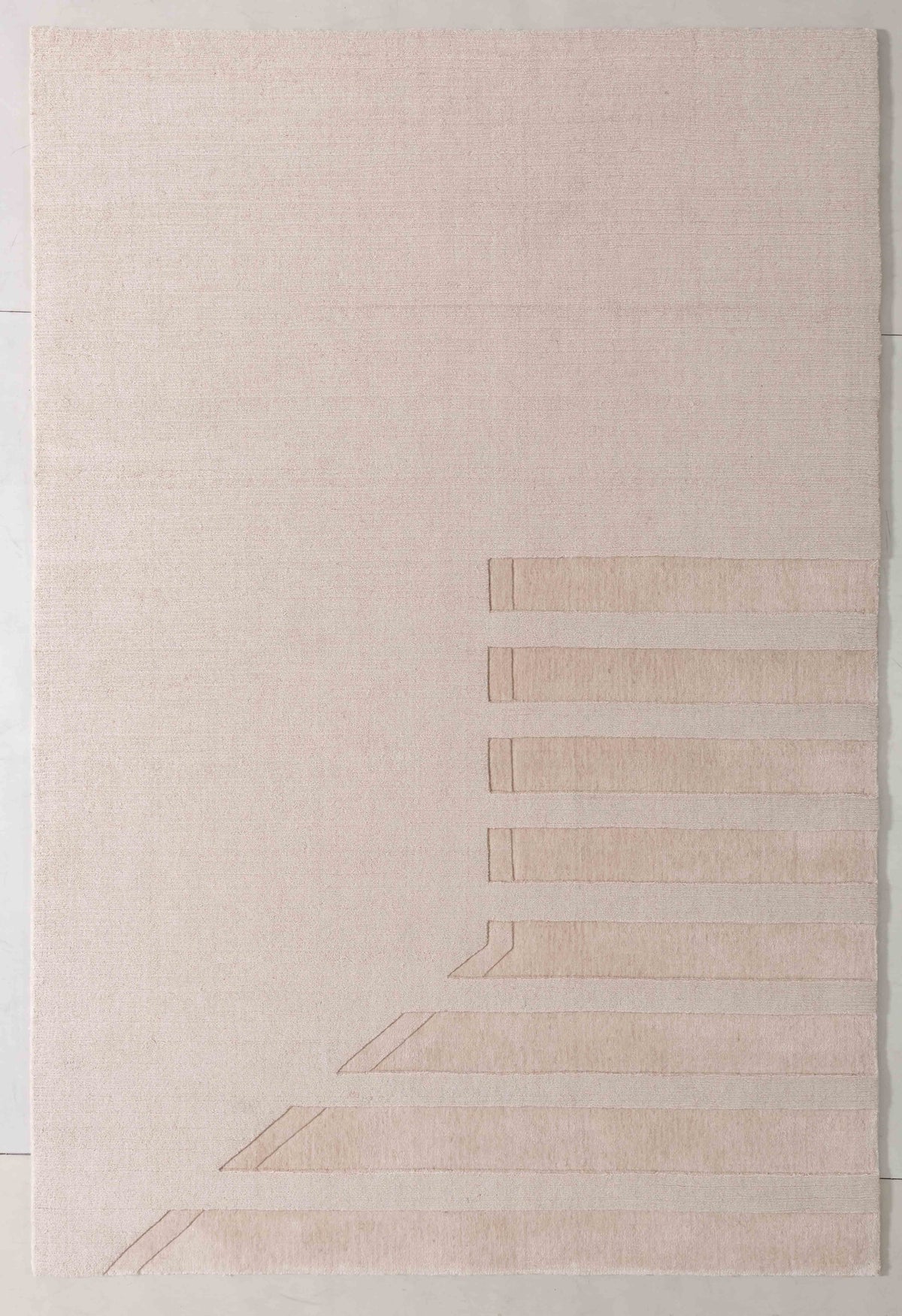 Ballet Arbor Area Rug in a finished interior.