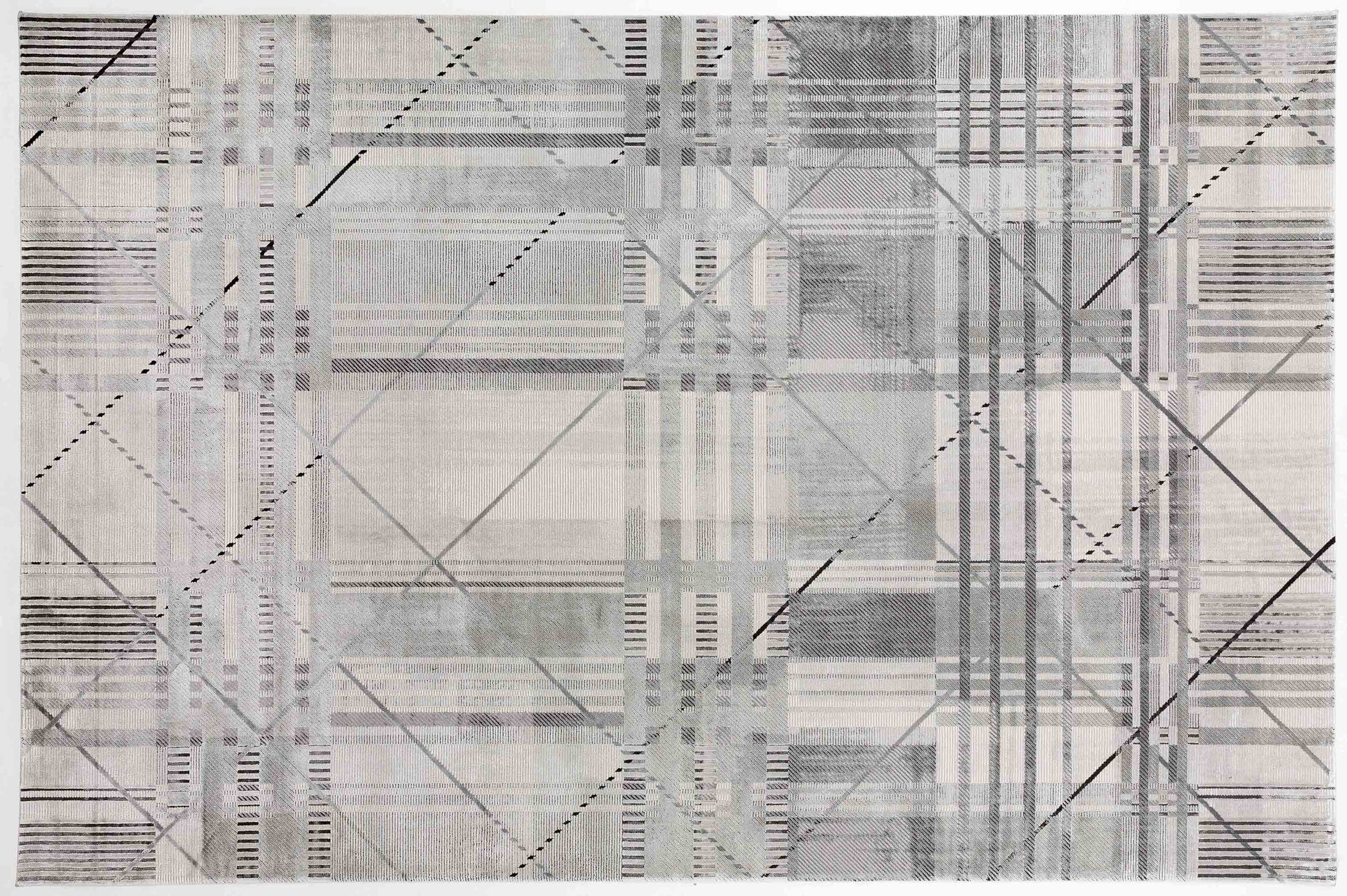 Harbor Bloom Area Rug in a finished interior.