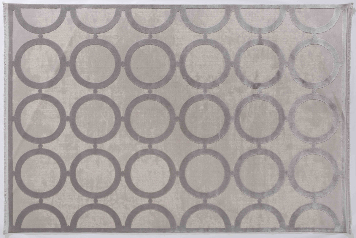 Taboo Field Area Rug in a finished interior.