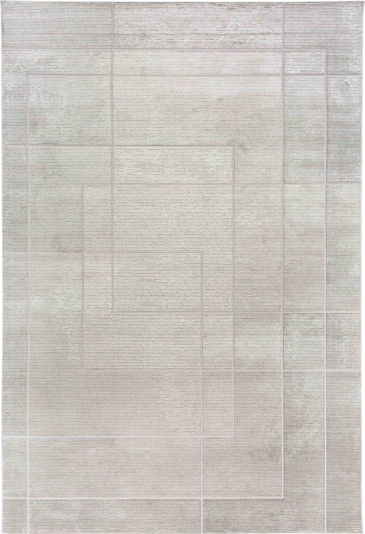 Harbor Arc Area Rug in a finished interior.