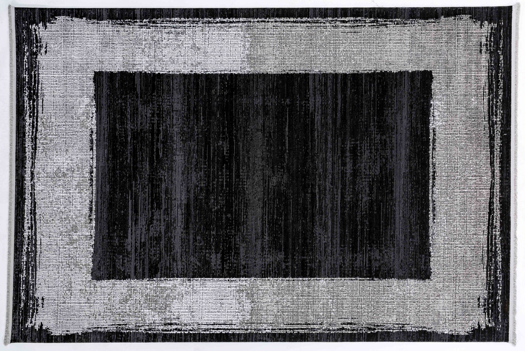 Taboo Dune Area Rug in a finished interior.
