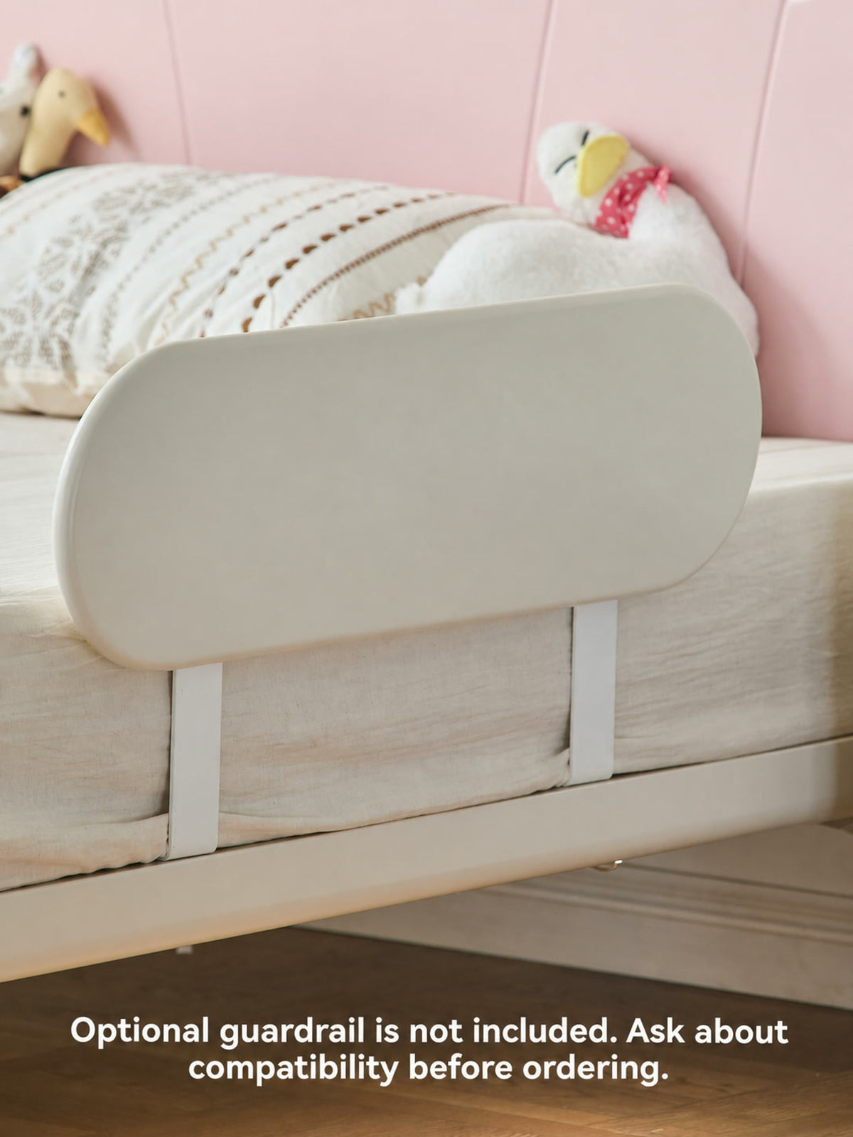  Optional cream guardrail, not included as standard; compatibility must be confirmed.