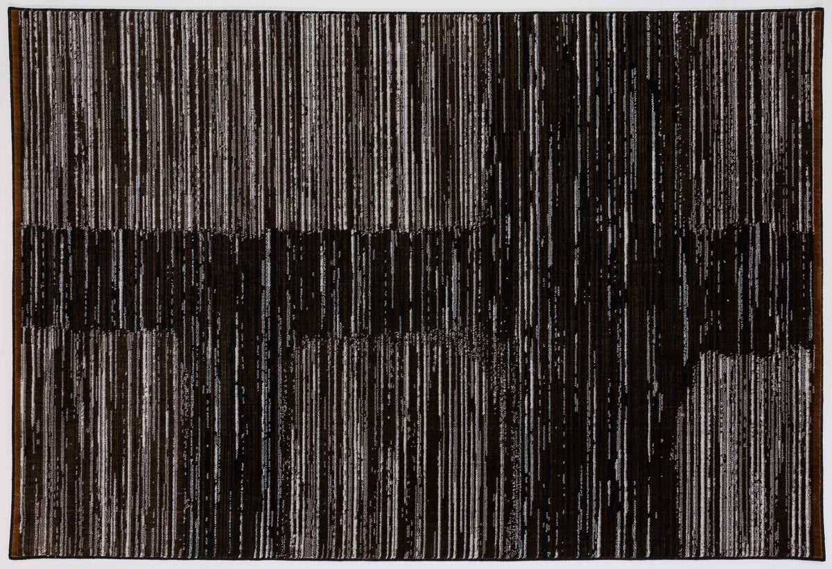 Hillside Bloom Area Rug in a finished interior.