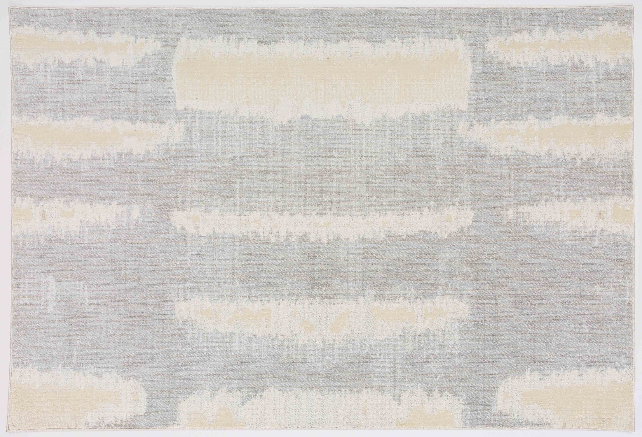 Hillside Arc Area Rug in a finished interior.